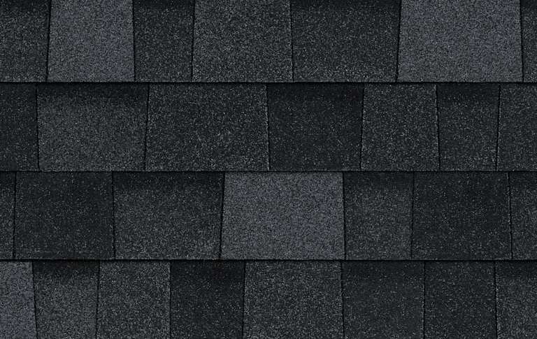 Owens Corning Duration shingles in Onyx Black