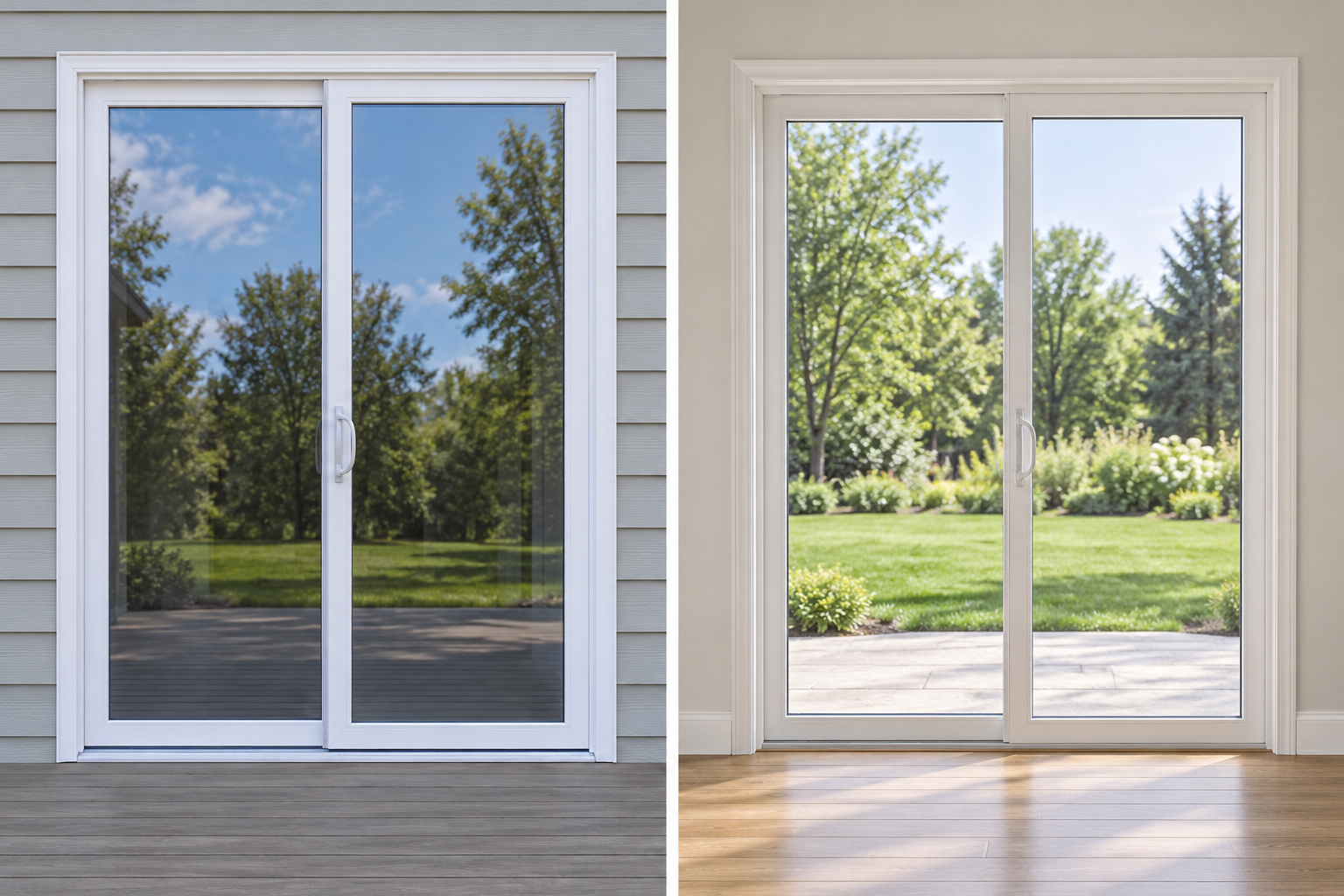 Sliding patio doorwall style example